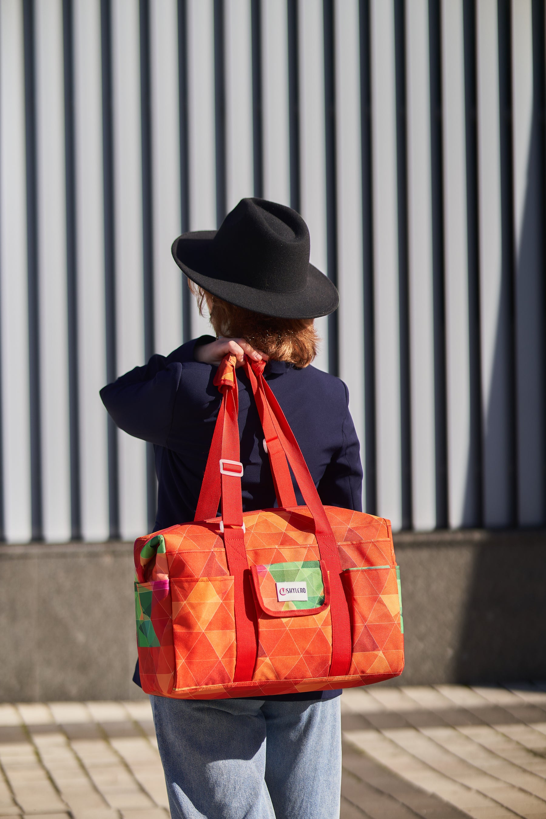Nurse Bag and Utility Tote | Waterproof | Top YKK® Zip | L18" x H14" x W7" (46x18x36cm) | Colorful Parrot