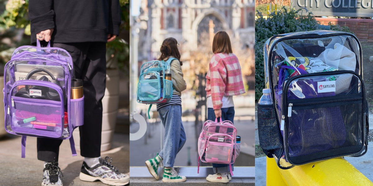 Clear PVC and Mesh Backpacks | Heavy-Duty | Available Now