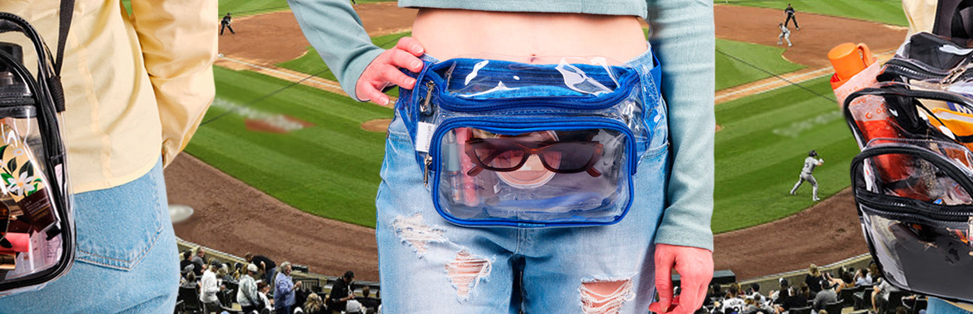 CLEAR BAGS STADIUM APPROVED