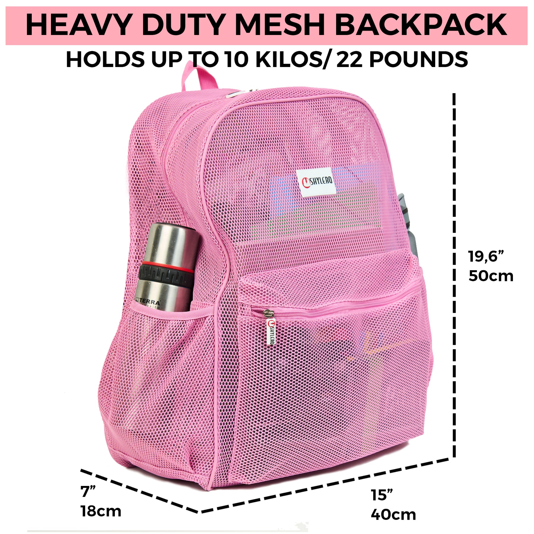 Mesh Backpack XXL (36 L) | Lightweight Heavy-Duty Clear Backpack | Rei