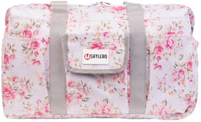 Nurse Bag and Utility Tote | Waterproof | Top YKK® Zip | L18" x H14" x W7" (46x18x36cm) | Marshmallow Roses